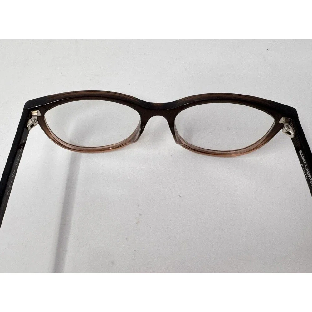 Saint Laurent SL504 004 Eyeglass Frames Only 53-17-145 Brown Fade Italy